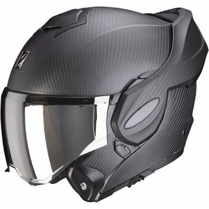 Modulaire Helm Scorpion EXO-TECH EVO Carbon Solid Mat Zwart