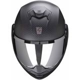 Scorpion - EXO-Tech Evo Carbon - Systeemhelm - Mat Zwart - Carbon Fiber