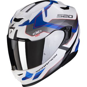 Scorpion EXO-520 Evo Air Elan, integraalhelm, Wit/Blauw/Grijs, XL