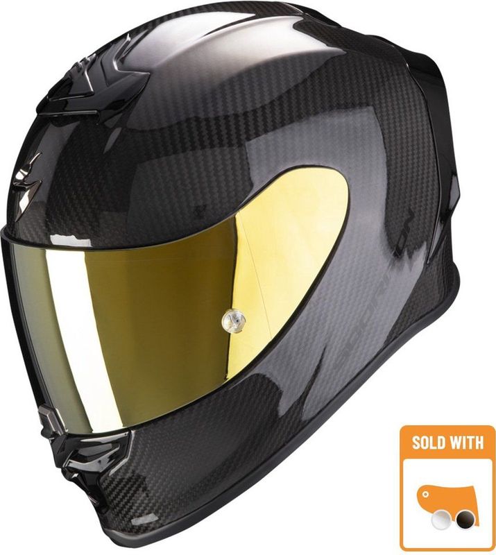 Scorpion - Exo-R1 Evo Carbon Air - Integraalhelm - Zwart - Veiligheidshelm