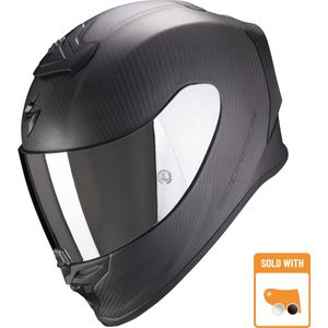 Scorpion EXO-R1 Evo Carbon Air Solid, integraalhelm, Mat-Zwart, XL