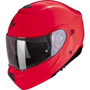Scorpion EXO-930 EVO Solid, opklapbare helm, Neon-Rood, XL