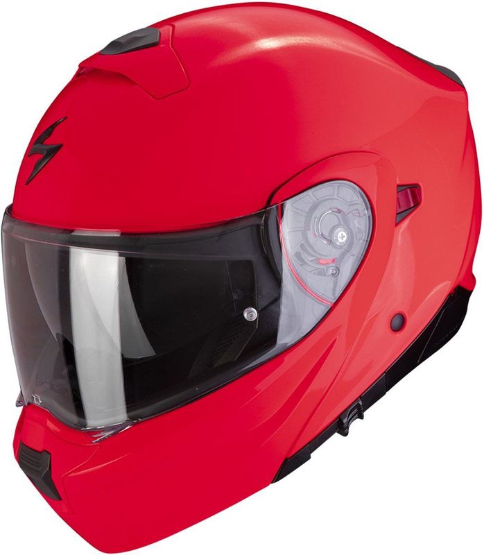 Scorpion - Exo-930 Evo - Systeemhelm - Rood Fluo - Kunststof