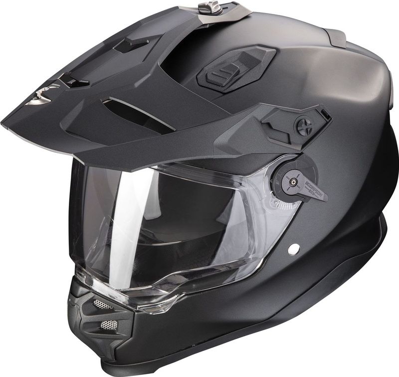 Scorpion - ADF-9000 Air - Adventure Helm - Parel Zwart - Glasvezel