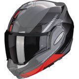 Scorpion - Exo-Tech Evo - Systeemhelm - Grijs Zwart Rood