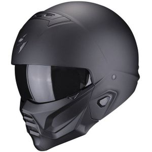 Scorpion EXO Combat II mattschwarz L - Helme & Brillen - Motorradhelme - Jethelme
