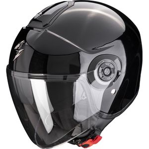 Scorpion - Exo-City II - Open Helm - Zwart - Speedview® Zonneklep, KwikWick® Voering
