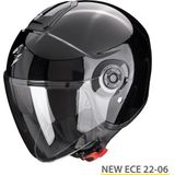 Scorpion - Exo-City II - Open Helm - Zwart - KwikWick® Materiaal