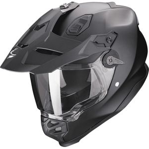 Scorpion - ADF-9000 Air Solid - Helm - Matt Pearl Black - Materiaal: Polycarbonaat