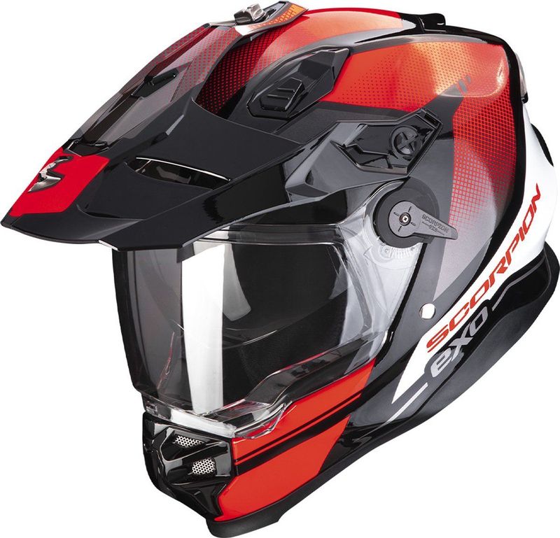 Scorpion - ADF-9000 Air Trail - Helm - Zwart-Rood