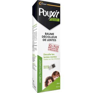 POUXIT - Nissenverwijderaar balsem – kam inbegrepen – 10 keer effectiever dan kammen alleen – 100 ml
