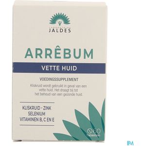 Jaldes - Arrêbum Vette Huid - Voedingssupplement - 60 Tabletten