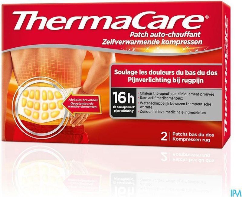 Thermacare Zelfwarmende Kompressen - Warmtepleisters - Warmte Compress - Rug - 2 stuks