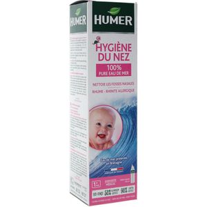 Humer - NeushygiÃ«ne Spray voor Kinderen - 100% zeewater - Isotoon - Uitstekende verdraagzaamheid - Neusspray 150ml