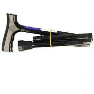 Thuasne Opvouwbare Wandelstok - One size - Universeel - Zwart