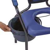 Herdegen - Toiletstoel - Blauw - Comfortabele Zitting