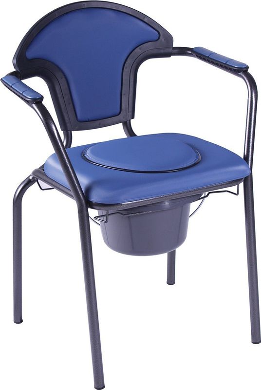 Herdegen - Toiletstoel - Blauw - Comfortabele Zitting