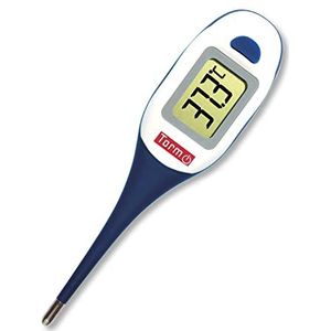 TORM - Flexibele thermometer – groot display – temperatuurmeting rectaal, axillair of mondeling – klassieke thermometer – 1 eenheid