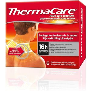 Thermacare Zelfverwarmende kompressen Nek-Schouder-Pols Pijn 6 stuks