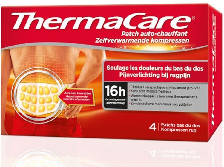 ThermaCare Warmtepleisters Rugpijn 4 stuks