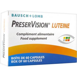 Bausch & Lomb Preservision Luteine || Supplement ter bescherming van het oog || 60 Capsules