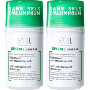 SVR Spirial Deodorant Anti-transpirant Roll-on Set van 2 x 50 ml