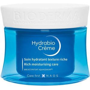Bioderma - HYDRABIO Crème 50 ml | Hydrateert en verzorgt intensief en duurzaam – maakt de huidtextuur glad | gedehydrateerde, gevoelige en niet-stralende huid – droge tot zeer droge huid