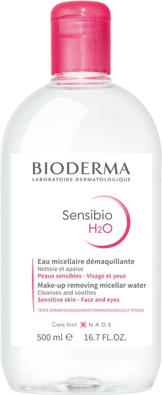 Bioderma, Reiniging van het gezicht, Sensibio H2O (Micellair water, 500 ml)