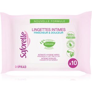 Saforelle 10 reinigingsdoekjes
