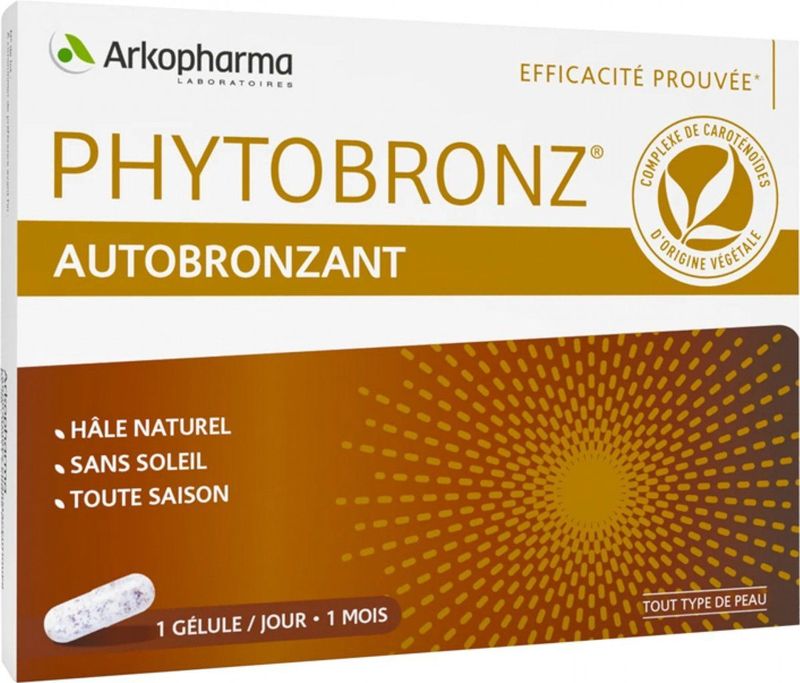Arkopharma - Phytobronz - Zelfbruiner - 30 Capsules - Voedingssupplement