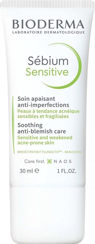 Bioderma - Sébium Sensitive - Gezichtscrème - 40ml - Voor Vette Huid