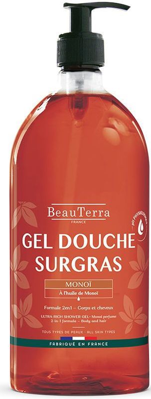 BeauTerra Overvette Douchegel - Monoï 1000