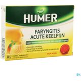 HUMER - FARYNGITIS - Keeltabletten - Ectoin® - Natuurlijke Celbescherming