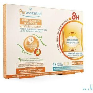Puressentiel - Pure Heat - Verwarmde Patches - 14 Etherische Oliën - Voor Gewrichten & Spieren