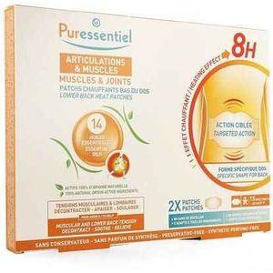 Puressentiel Gewrichten & Spieren Lage rug verwarmende patches Patch 2 stuks