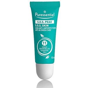 Puressentiel Laboratoire Puressentiel - S. O. S Peau - Peau Grasse à Tendance Acnéiques - Atténue Boutons et Points Noirs – Testé sous Contrôle Dermatologique - 10 ML