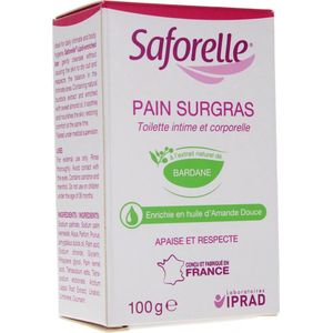 Saforelle - Soap - Hydraterende Verzorging - 100 gr - Ongeparfumeerd