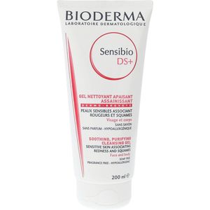 Bioderma Sensibio DS+ Gel Moussant Reinigingsgel voor Gevoelige Huid 200 ml