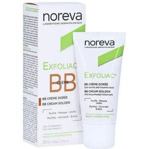 Noreva - Exfoliac - BB Crème - Goud - 30 ml