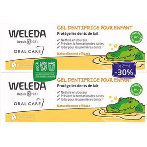 Weleda Tandpasta gel Voor Kinderen Set van 2 x 50 ml