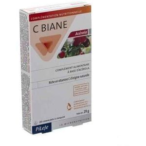 C Biane - Acerola - Vitamine C - 120 Tabletten - Natuurlijke Bron