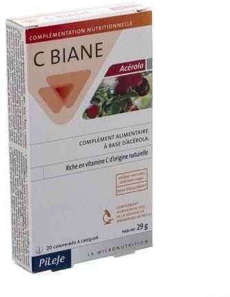 C Biane - Acerola - Vitamine C - 120 Tabletten - Natuurlijke Bron