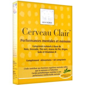 New Nordic Clear Brain 60 Tabletten
