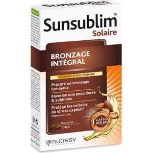 SunSublim Light - Cosmetica - Hydratatie - Arganolie - 1000 mg Carotenoïden