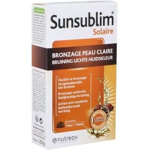 Nutreov - Sunsublim - Voedingssupplement - 28 Capsules - Heldere Huid
