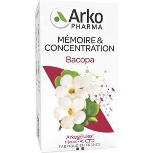 Arkopharma - Bacopa - Voedingssupplement - Plantaardig - 45 Capsules