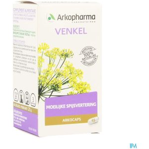 Arkopharma - Venkel - Voedingssupplement - Plantaardig - 45 Capsules