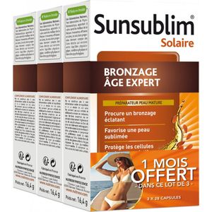 Nutreov Sunsublim Tanning Age Expert Verpakking van 3 x 28 Capsules