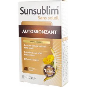 Nutreov Sunsublim Zelfbruiner 28 Capsules