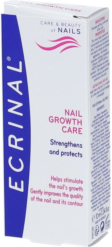 Ecrinal - Versterkende Nagelcrème - 10ml - Silicium en PNA 2+ - Parabenenvrij